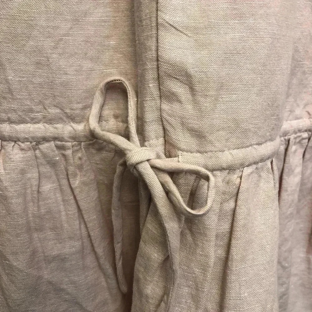 MADEWELL Dusty Pink Linen Blend Lorelei Mini Dress | Size Medium - Picture 10 of 12